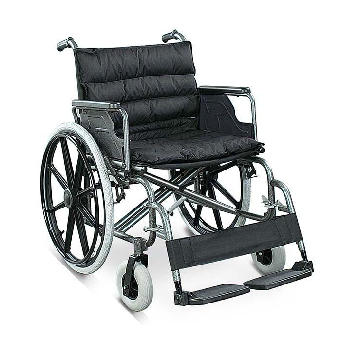 Heavy-Duty Manual Wheelchair, 125kg Capacity