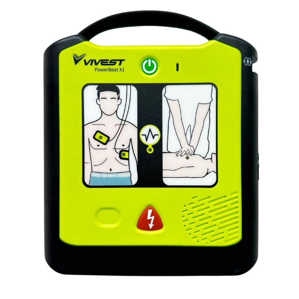 Vivest Powerbeat X1 Slimline AED Defibrillator